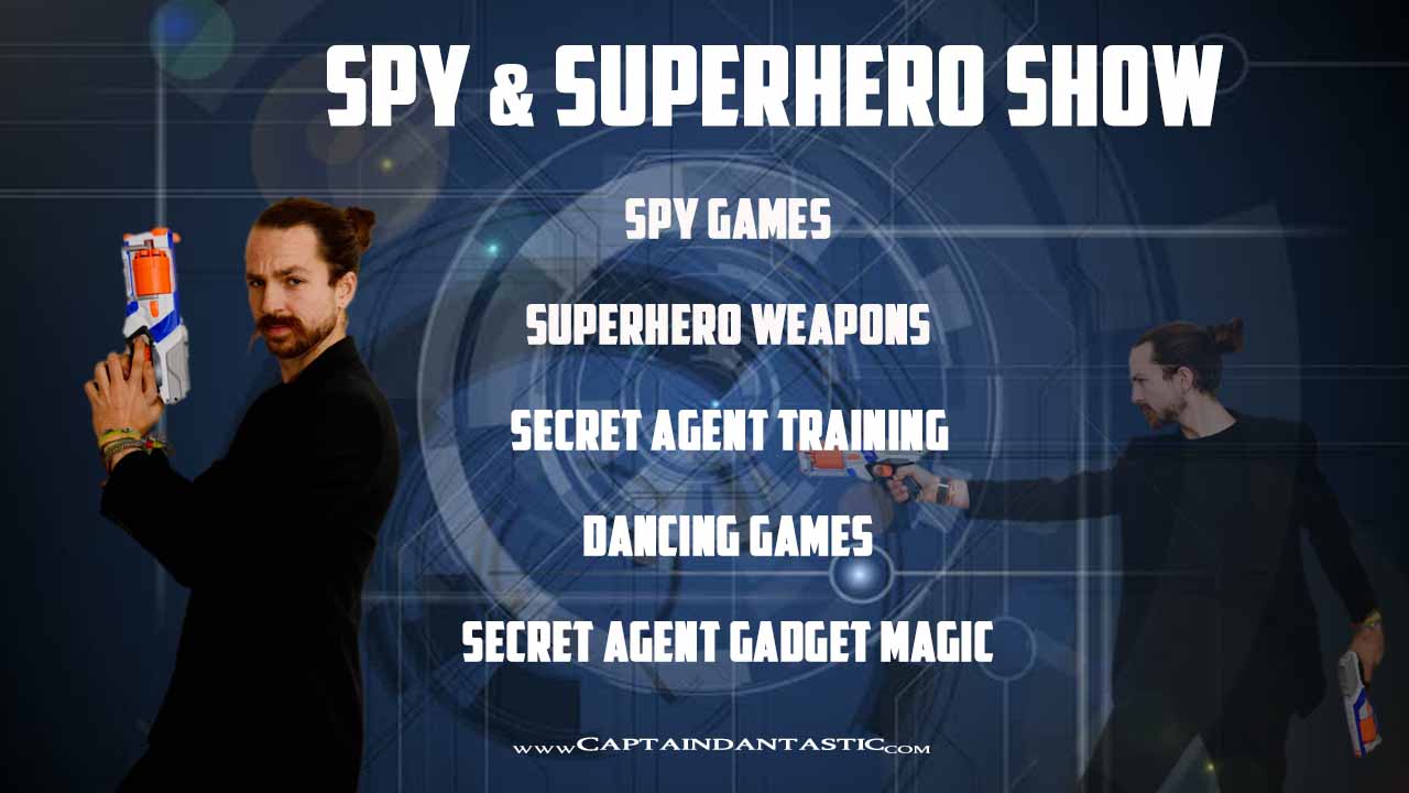 Spy Parties - Secret Agent Birthday Entertainer & Magician